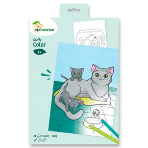 Avenue Mandarine Graffy Color Pets színező oldalak
